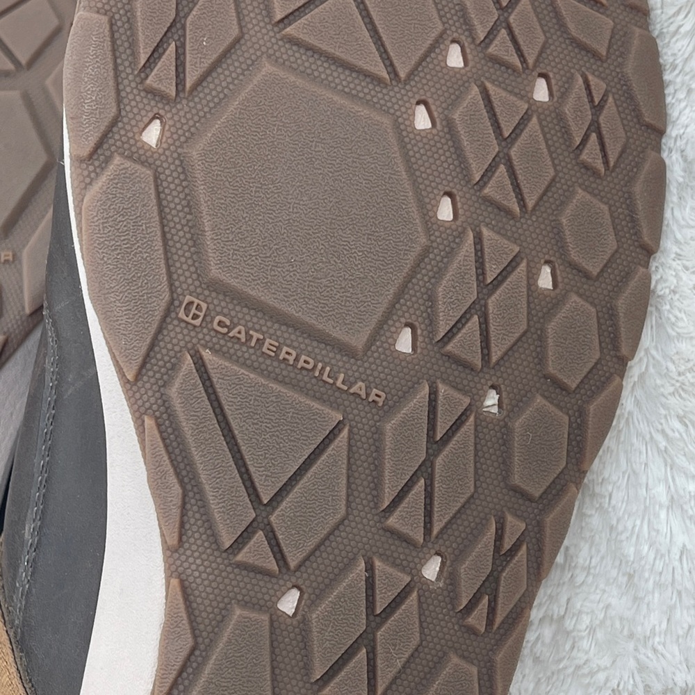 CATERPILLAR WOMENS SIZE 10.5 Brown Leather Casual Shoes UNISEX MENS 8.5 - Picture 8 of 8